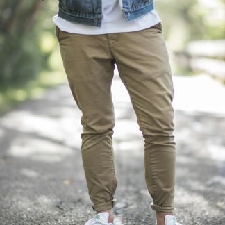 Garrick Men's Straight Fit Chino Pants — Cotton Twill